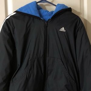 Adidas black jacket, size small. Reversible